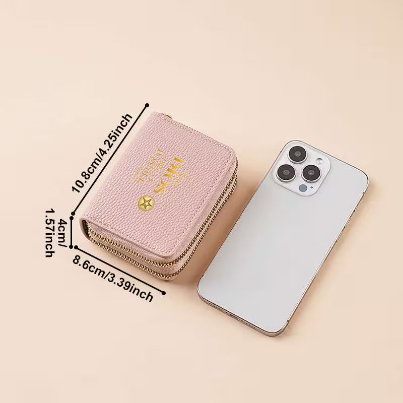 ✝️ Portatarjetas Mujer – “Con Dios Todo Es Posible”