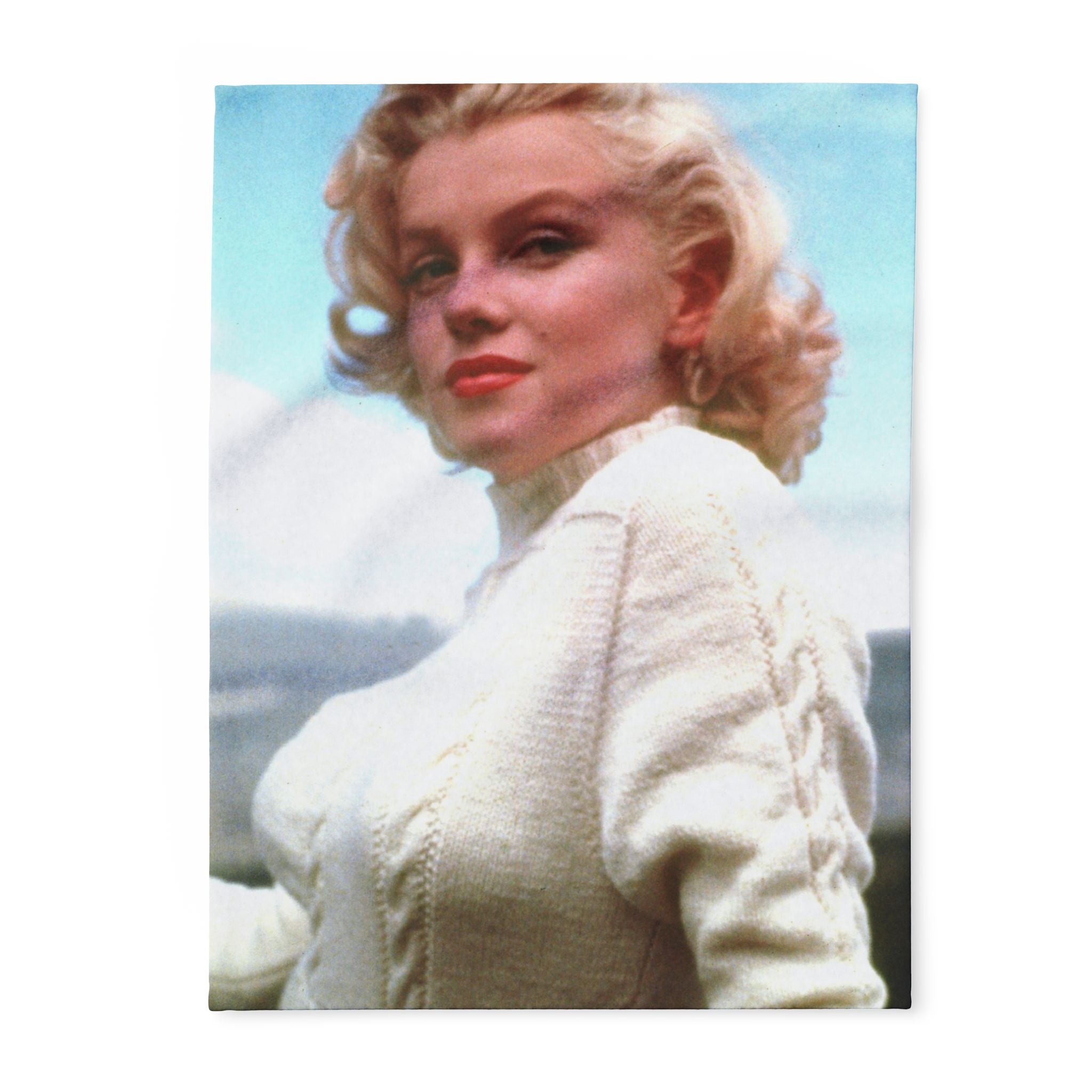 Arctic Fleece Blanket - Marilyn Monroe Vintage Glam Decor