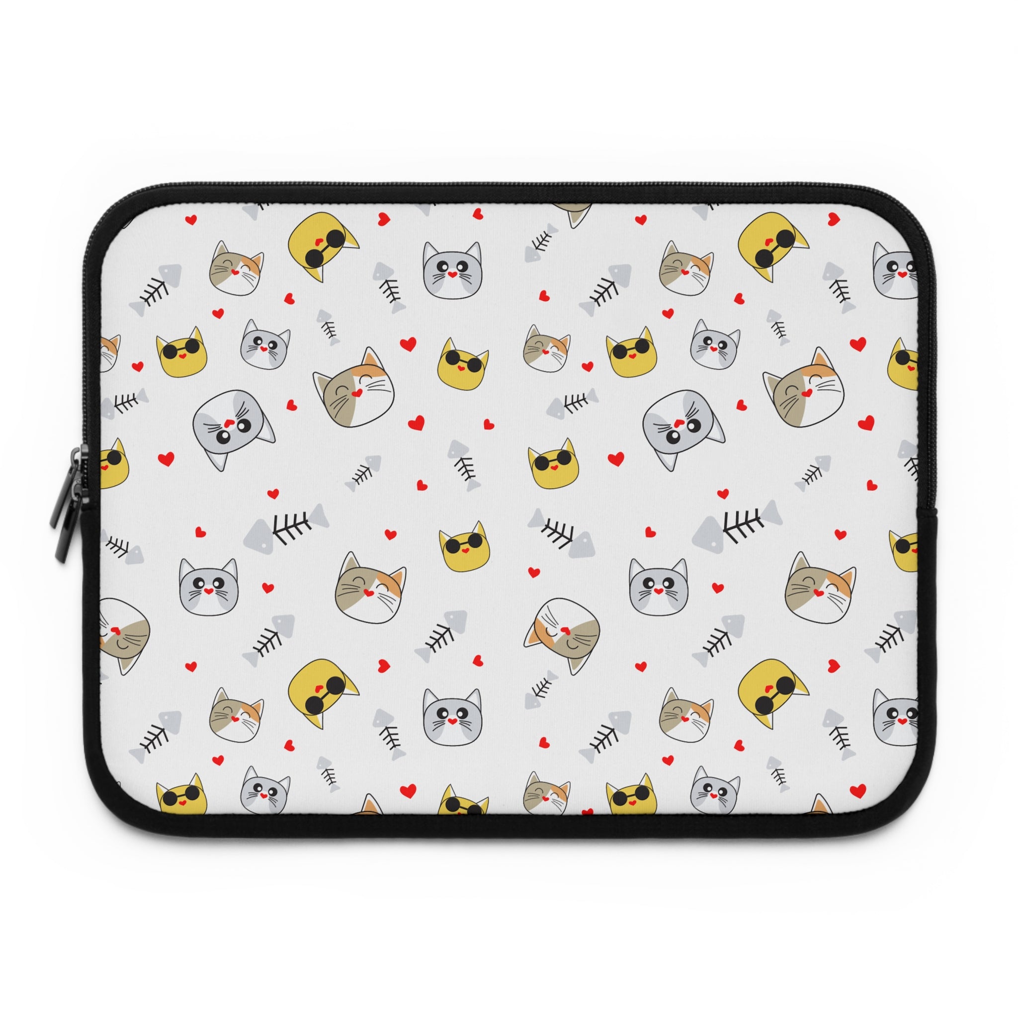 Cute Cat Pattern Laptop Sleeve, Stylish Tech Accessory for Cat Lovers, Perfect Gift for Birthdays and Holidays, Fun Pet Lover Gift, [...]