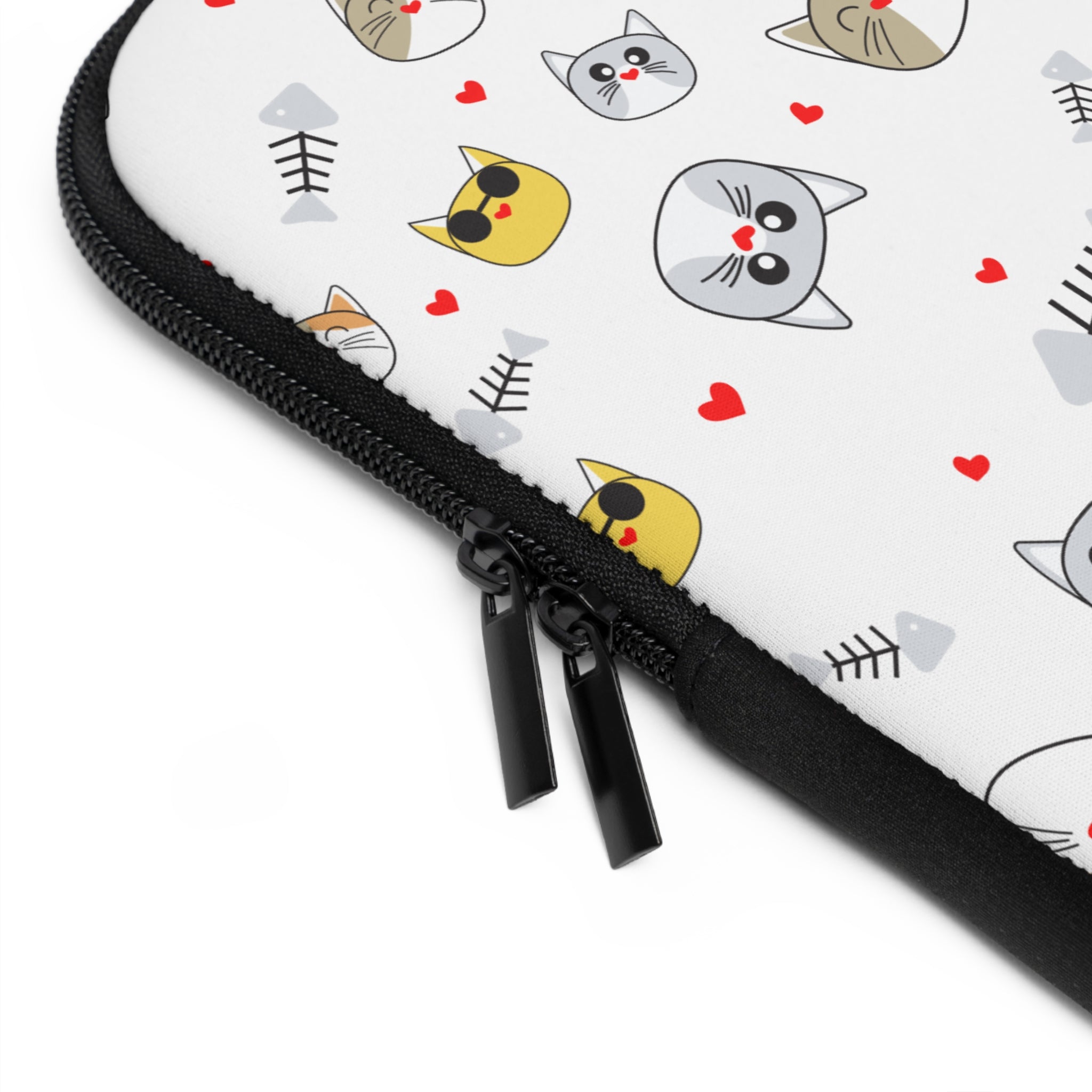 Cute Cat Pattern Laptop Sleeve, Stylish Tech Accessory for Cat Lovers, Perfect Gift for Birthdays and Holidays, Fun Pet Lover Gift, [...]