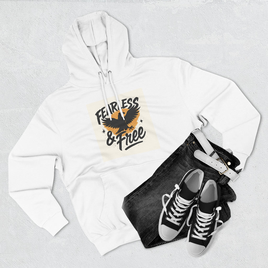 Fearless & Free Eagle Hoodie — Inspirational Graphic Pullover