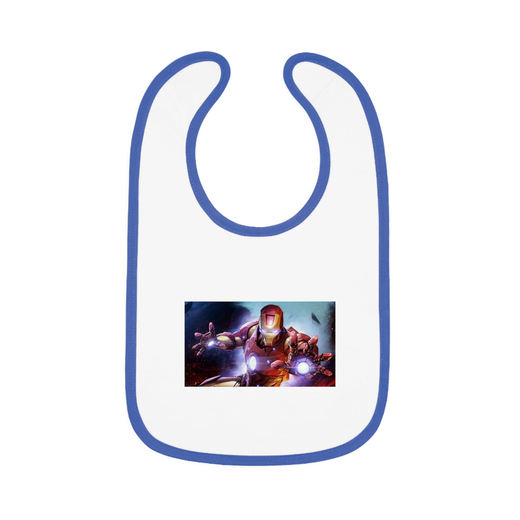 Iron Man Baby Bib - Marvel Infant Bib, Cute Baby Feeding Accessories, Superhero Gifts for Boys, Fun Baby Shower Gift, Cute & Practical Bib
