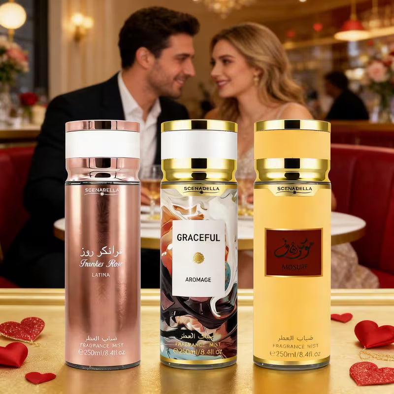 Women’s Intriguing Scent Trio – 3-Piece Long-Wearing Perfume Collection (750ML Total)