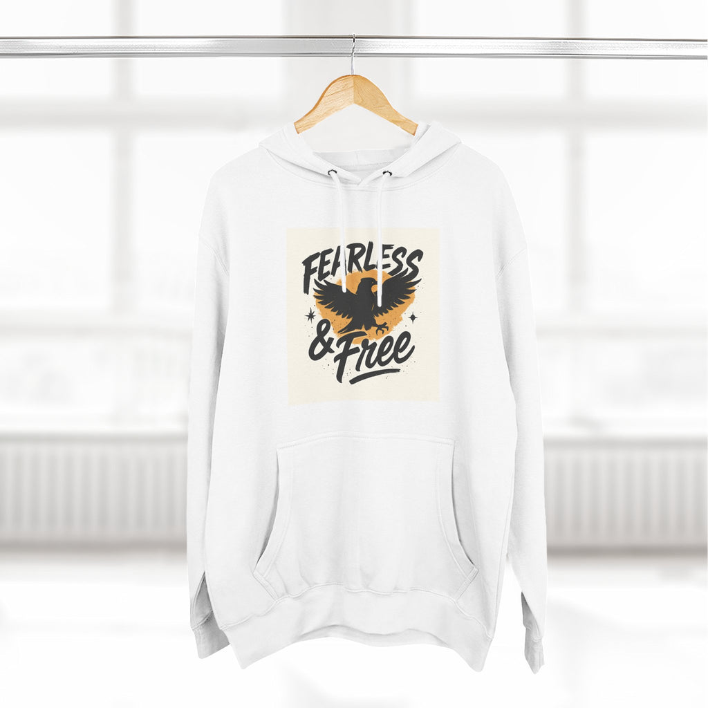 Fearless & Free Eagle Hoodie — Inspirational Graphic Pullover