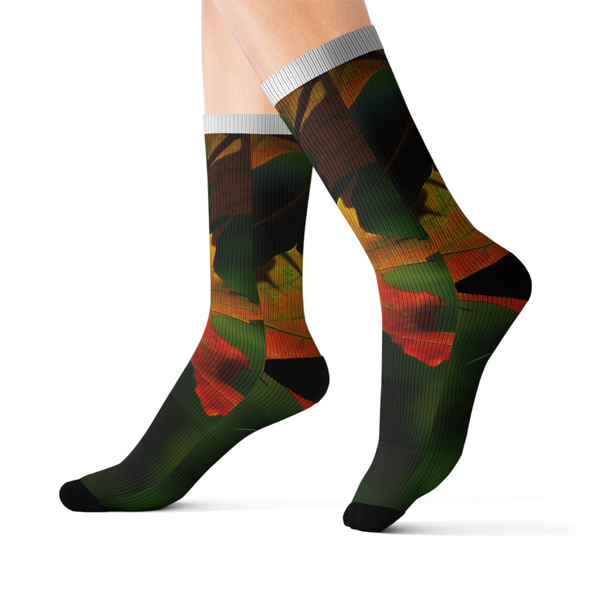 Fashion Socks - Vibrant Cozy Fall-Themed Gift