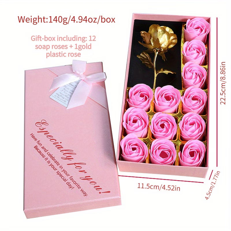 Soap Rose Gift Set
