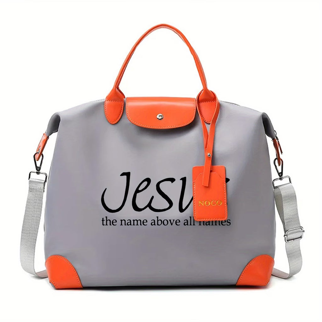 One-Themed Canvas Tote – Sturdy, Spacious & Trendy College-Style Bag