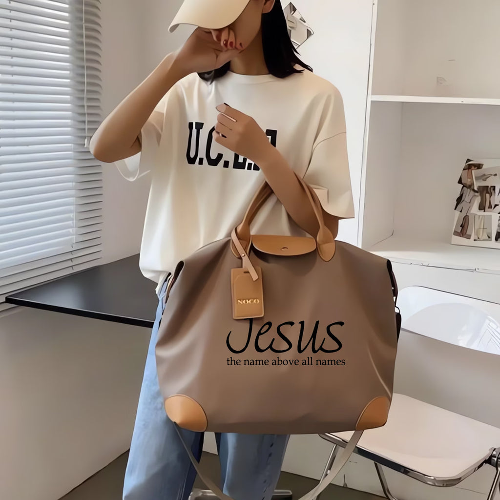 One-Themed Canvas Tote – Sturdy, Spacious & Trendy College-Style Bag