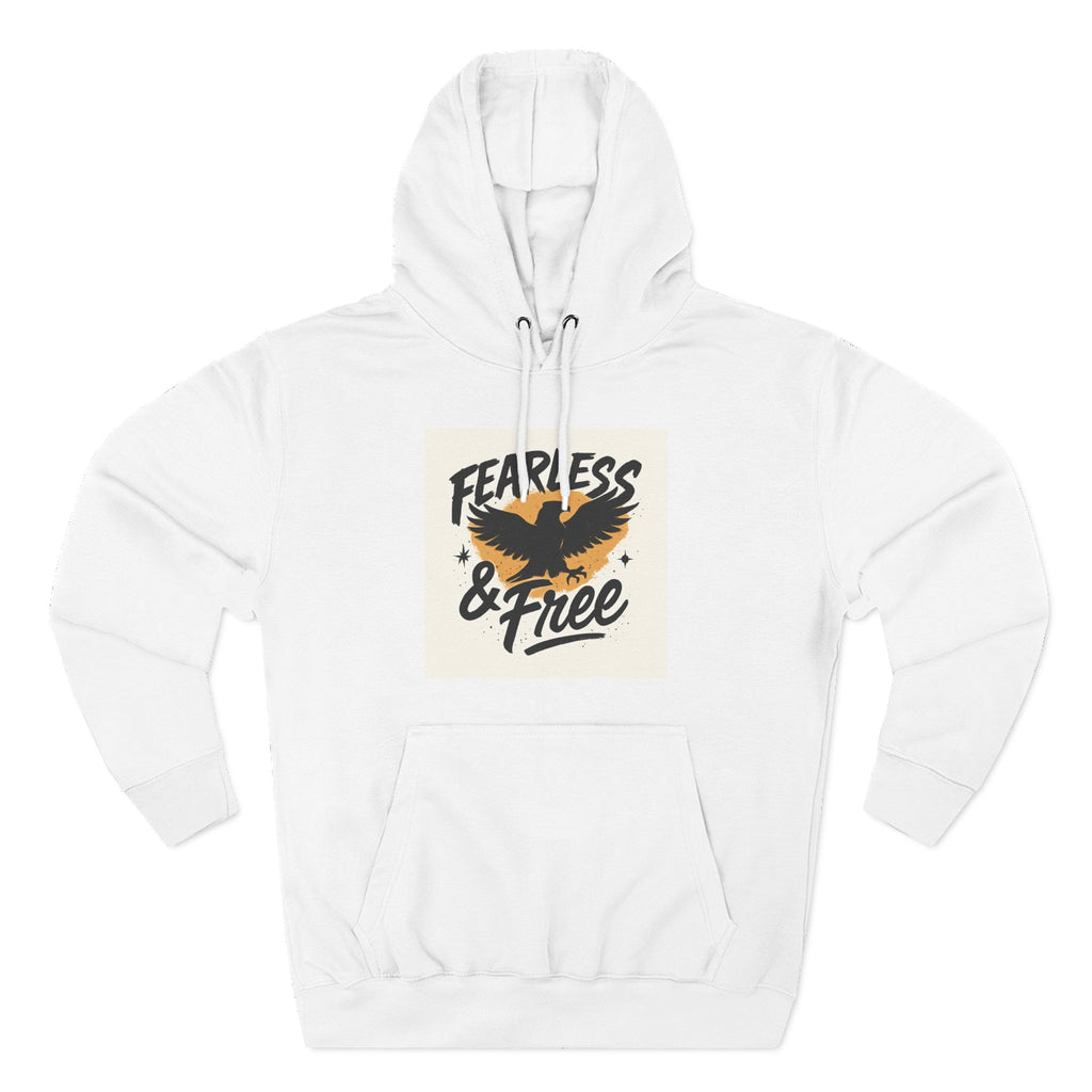 Fearless & Free Eagle Hoodie — Inspirational Graphic Pullover