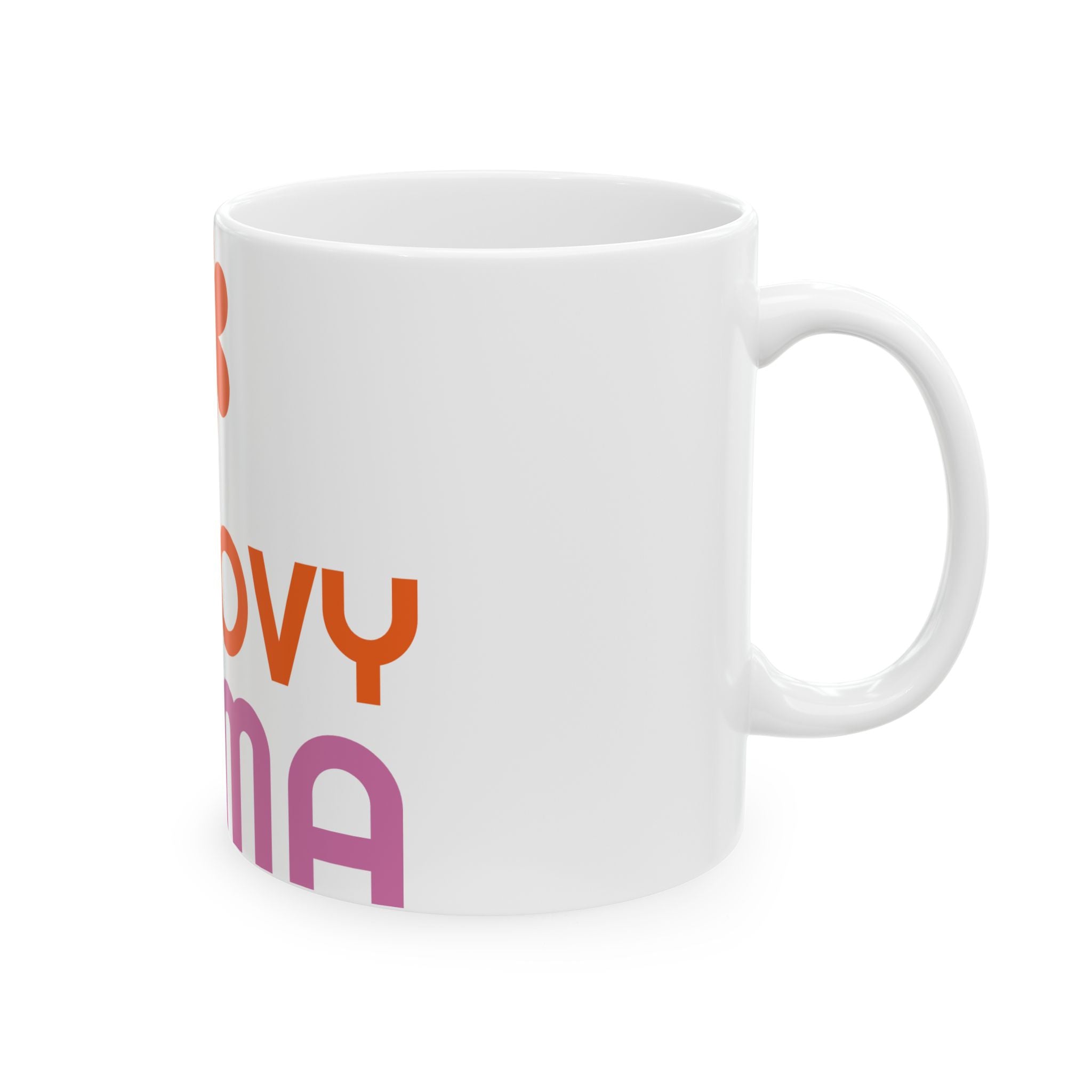 Groovy Mama Ceramic Mug, Floral Coffee Cup, Unique Gift for Moms, Fun Drinkware, 11oz or 15oz, Mother's Day Gift Idea