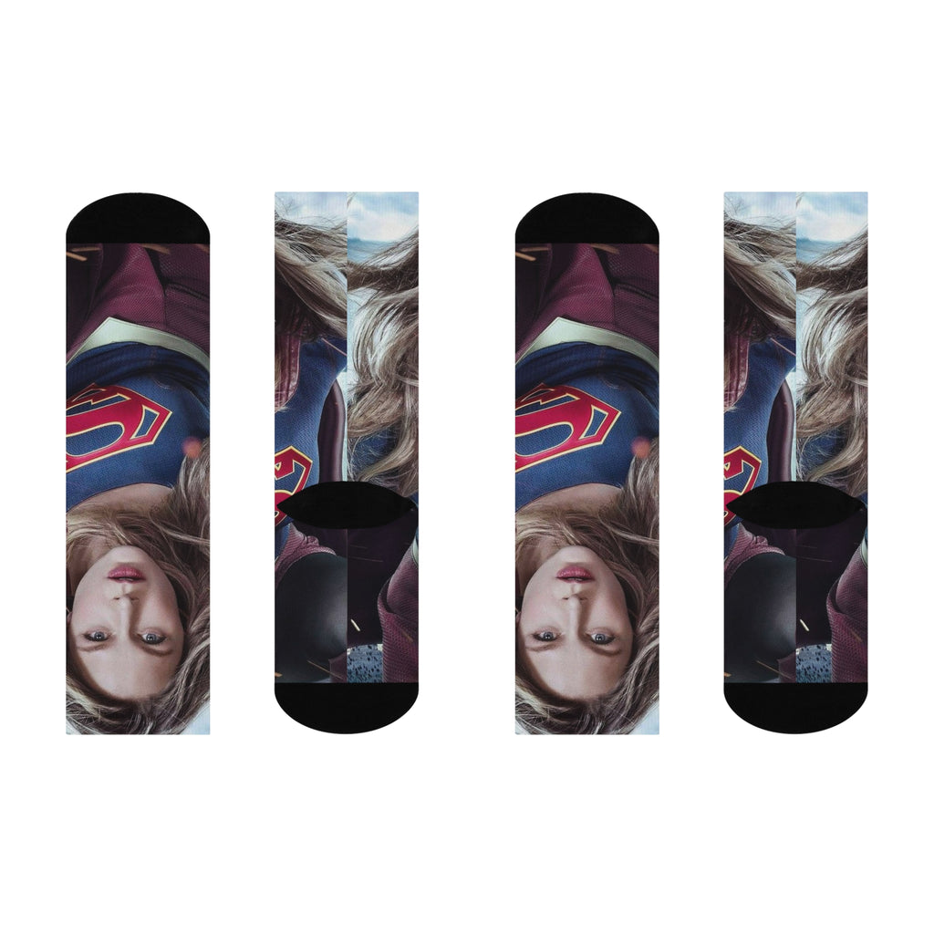 Superhero Cushioned Crew Socks - Fun Gift for Fans