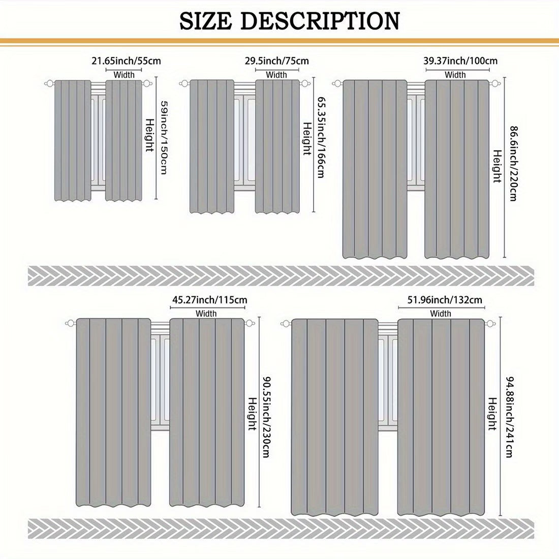 2D Flat Leopard Print Curtains – 2pcs Set