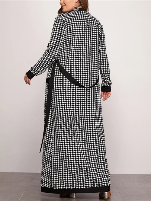 2-Piece Women’s Plus-Size Vintage Elegant Suit