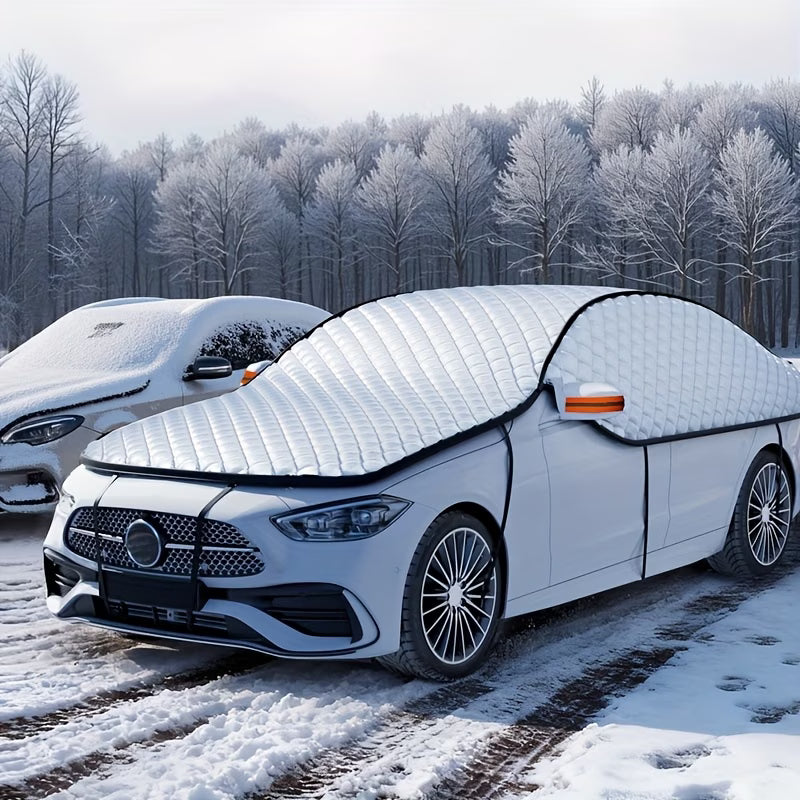 Heavy-Duty Magnetic Car Windshield Snow Cover – Quick & Easy Snow Removal ❄️