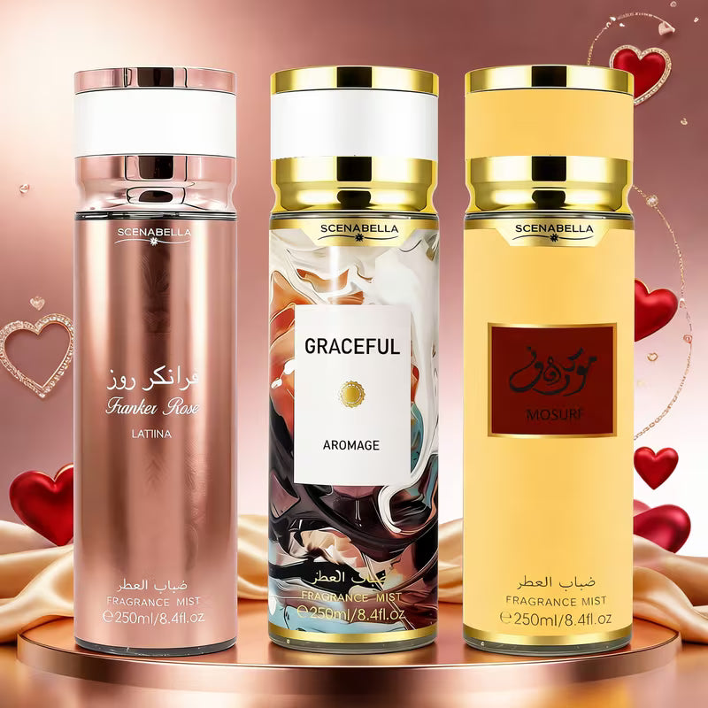 Women’s Intriguing Scent Trio – 3-Piece Long-Wearing Perfume Collection (750ML Total)