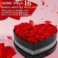 16-Piece Preserved Red Rose Set