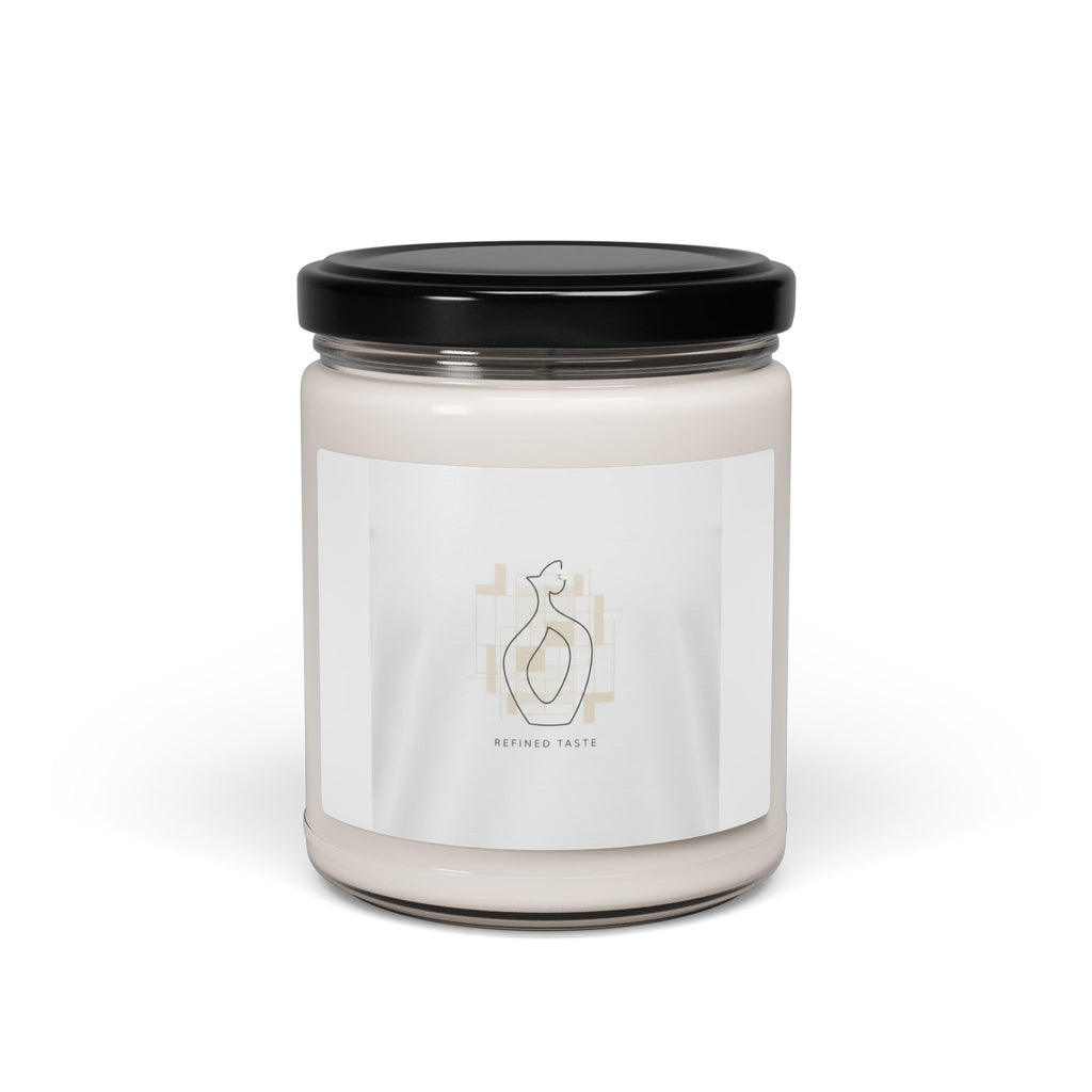 Understated Neutral Soy Candle, 9oz | Quiet Luxury, Minimalist Texture