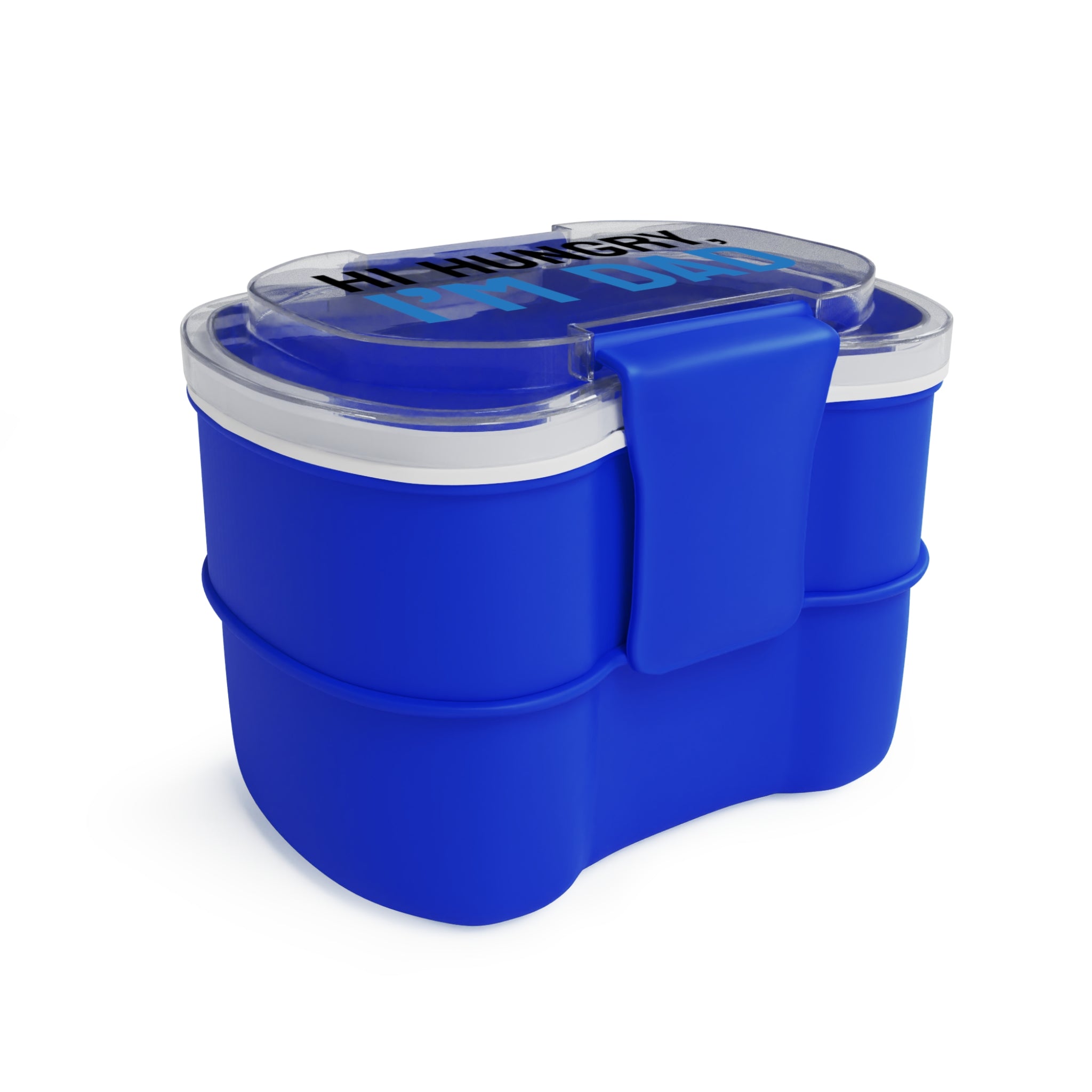 Funny Dad Bento Box, Two-Tier Lunch Container, Unique Gift for Dads, Meal Prep Organizer, Dad Jokes