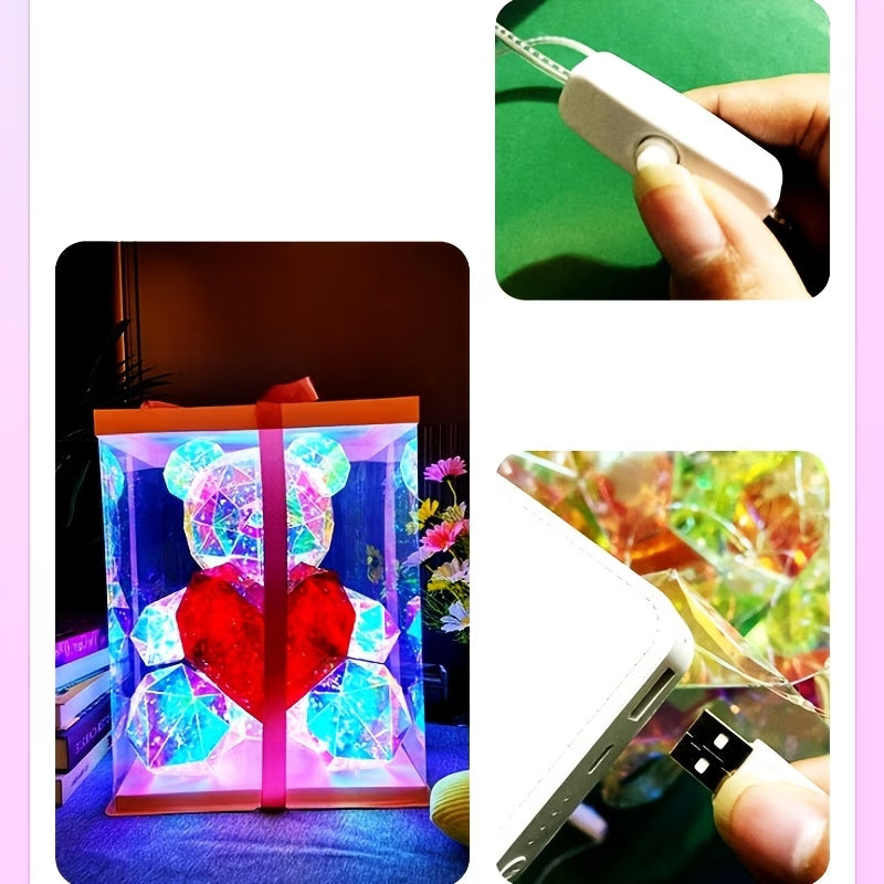 LED Teddy Bear Night Light