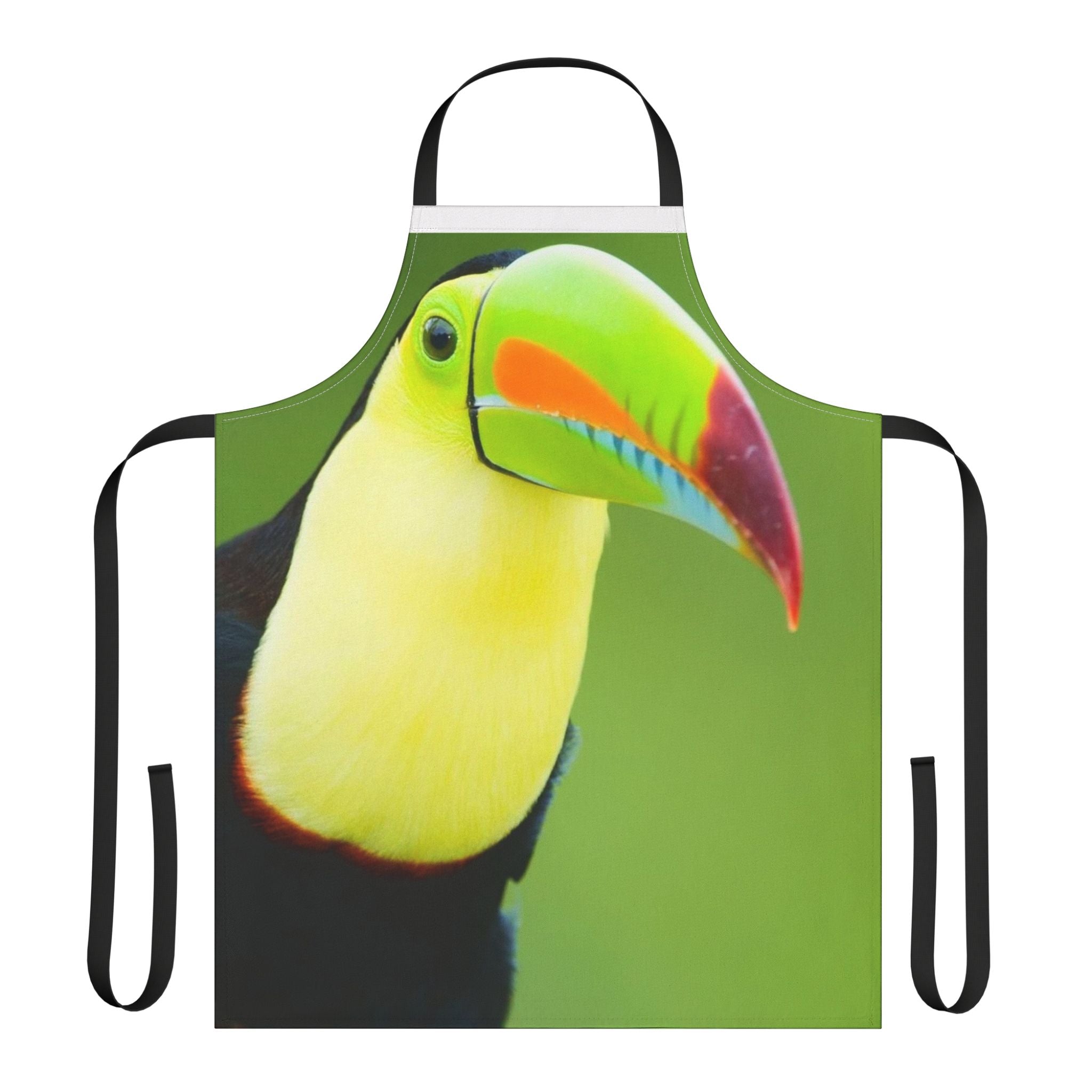 Apron Tropical Bird Colorful Kitchen Attire Chef Gift BBQ Essential Gardening Accessory Animal Lover