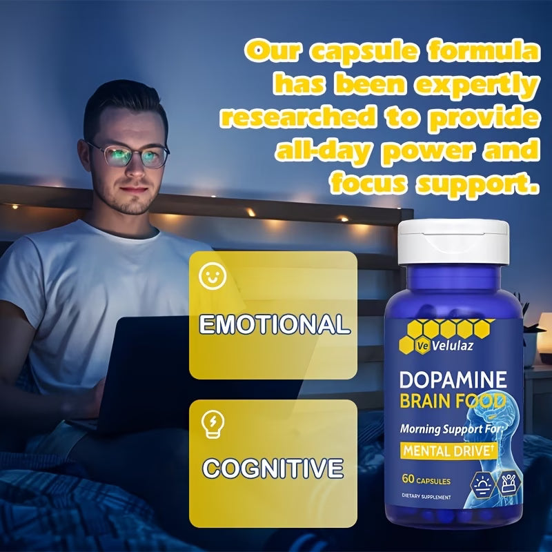Dopamine Brain – Concentration Support Nutritional Supplement