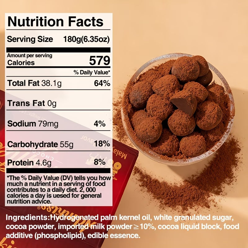 Pure Cocoa Butter Truffle-Shaped Chocolates