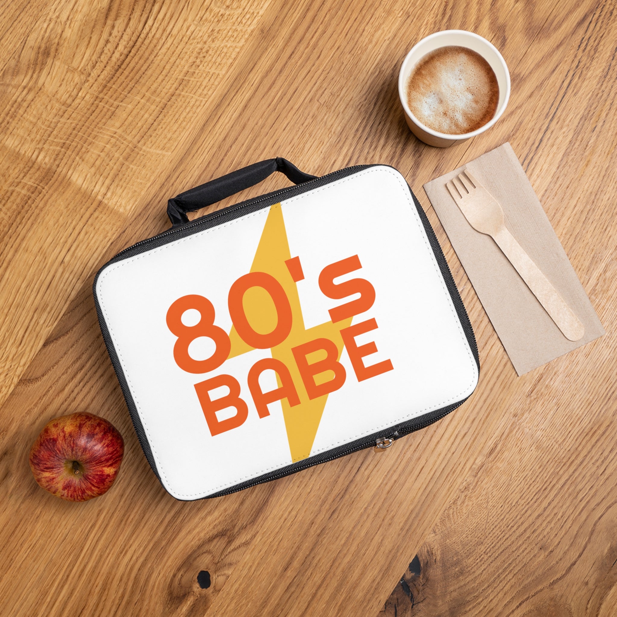 80's Babe Retro Lunch Bag - Cool Vintage Design, Perfect for Kids and Adults, Great for School, Work, Picnics, Gift Ideas