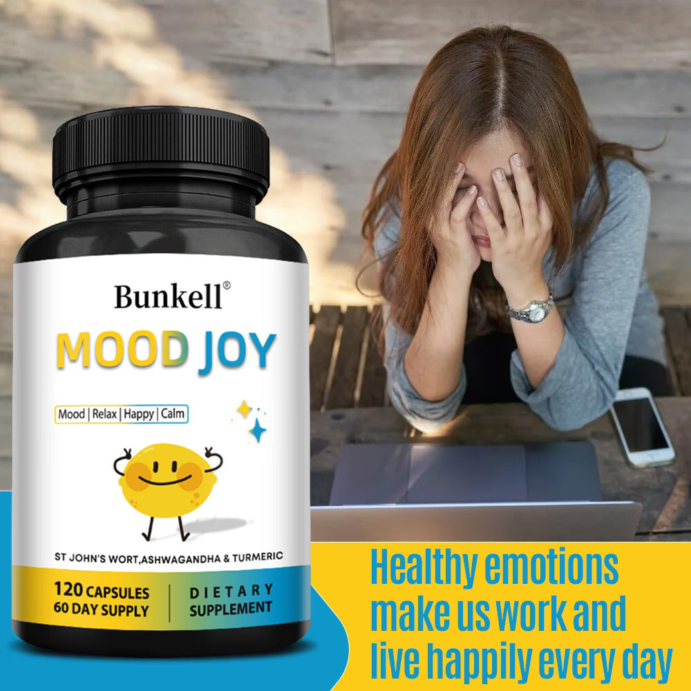 MOOD JOY – Emotional Well-Being Dietary Supplement (120 Capsules)