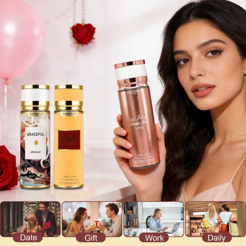 Women’s Intriguing Scent Trio – 3-Piece Long-Wearing Perfume Collection (750ML Total)