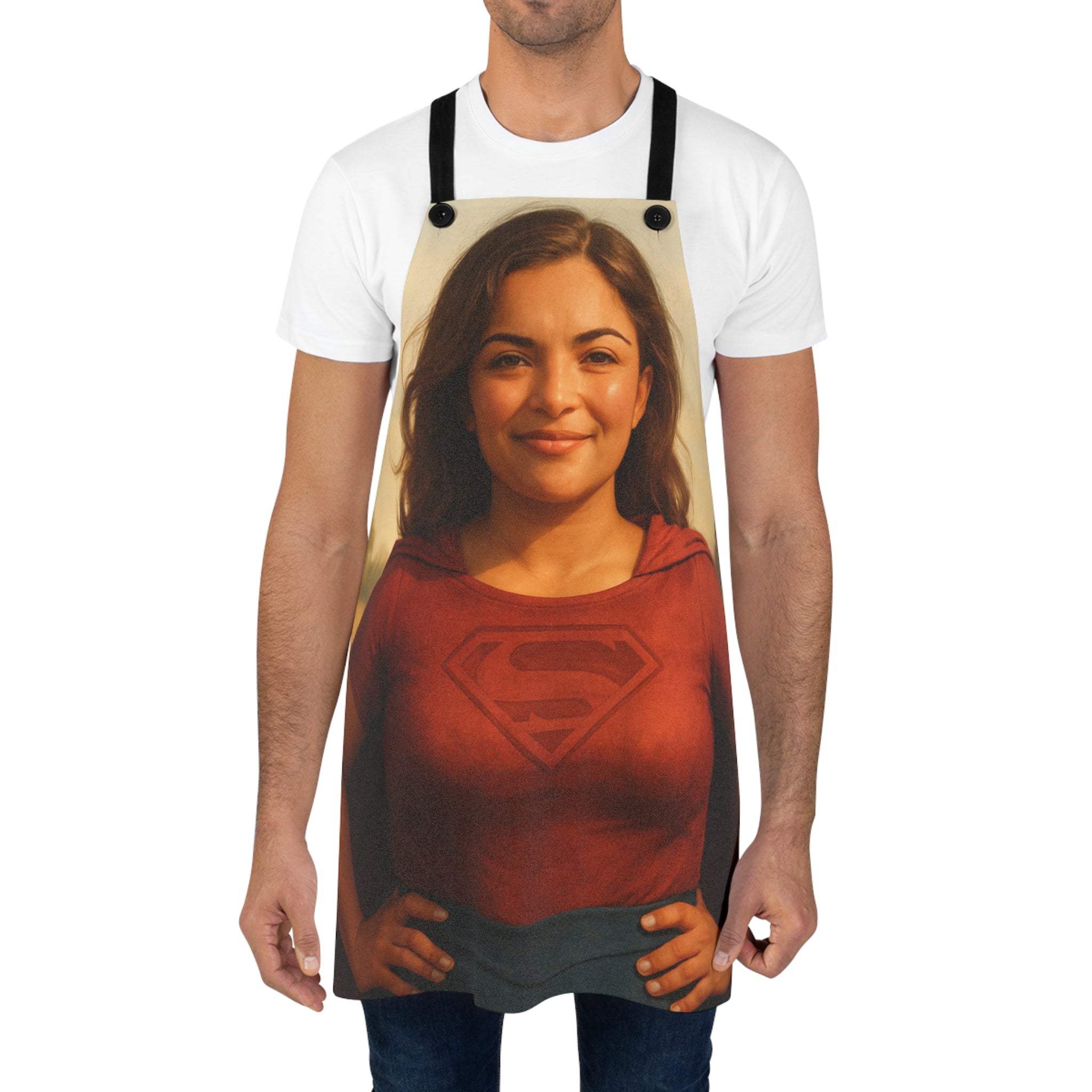 Superhero Themed Apron, Personalized Cooking Gift, Fun Kitchen Attire, Unique Gift for Her, Marvel-Inspired Cooking