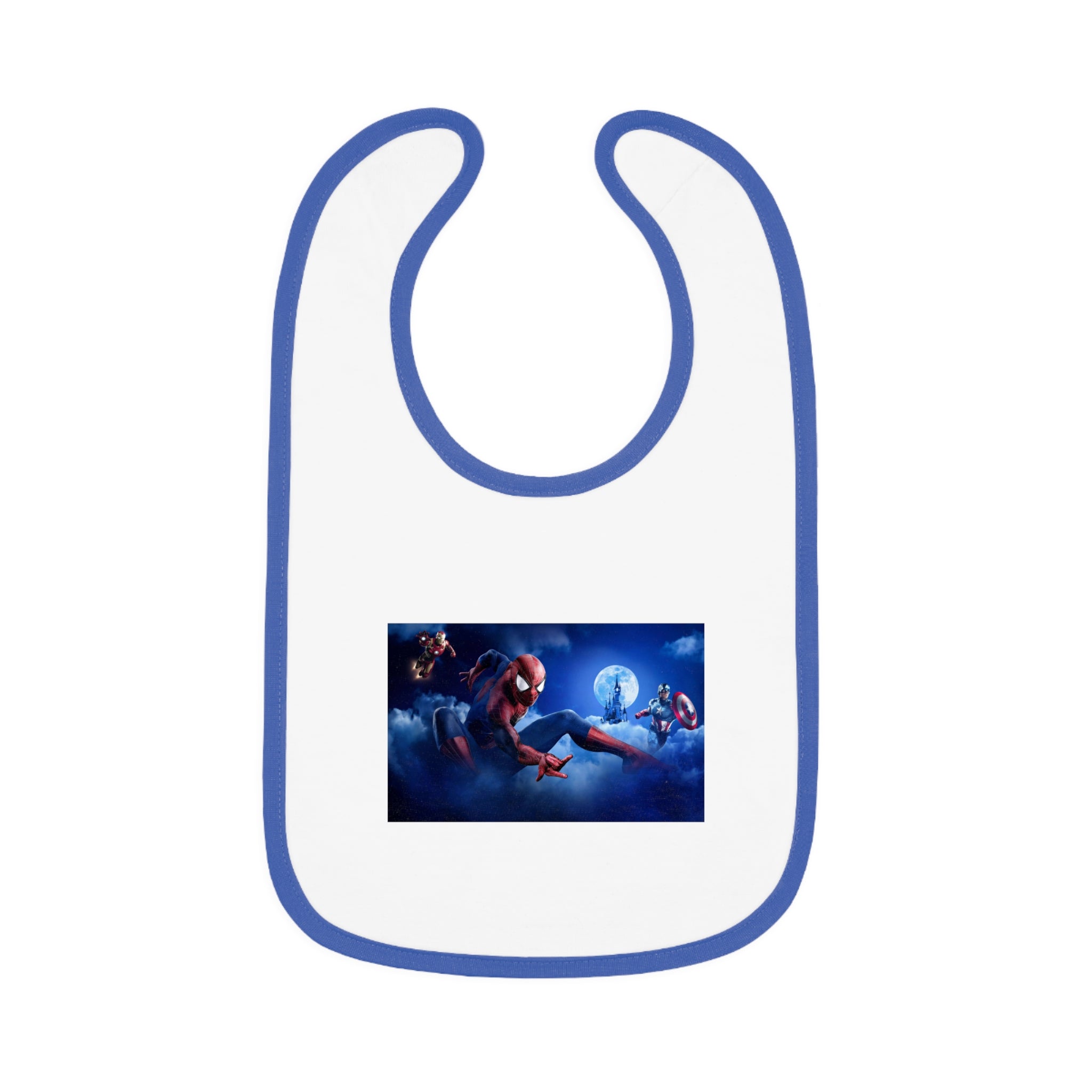 Superhero Baby Bib - Spiderman Design, Fun Gift for New Parents, Toddler Accessories, Baby Shower Present, Kids Feeding Bib