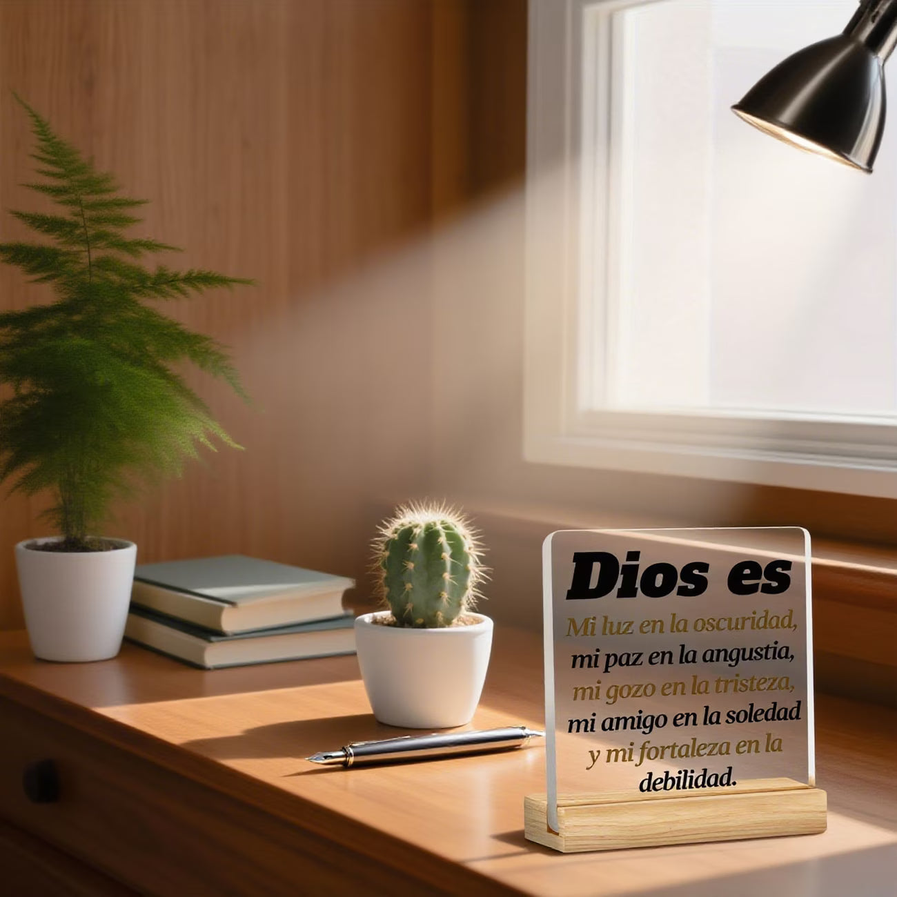 📖 Decoración Cristiana de Escritorio