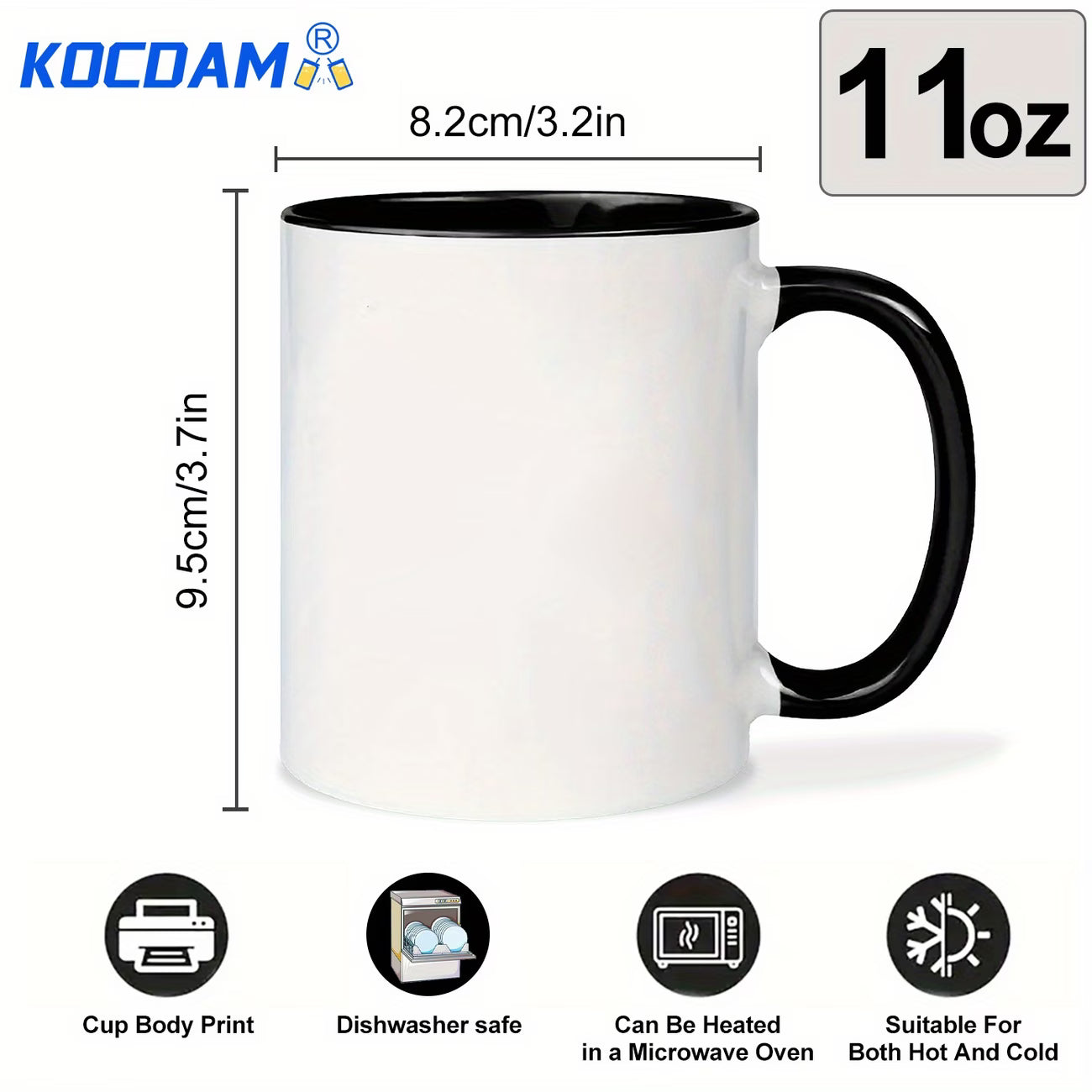 ✝️ Taza de Cerámica Cristiana – 11 oz con Citas Inspiradoras en Español