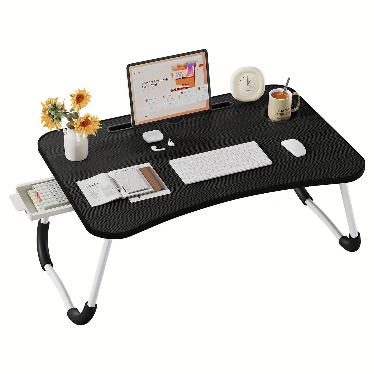 Portable Foldable Laptop Bed Desk – Fast 2-Day Delivery 🚚