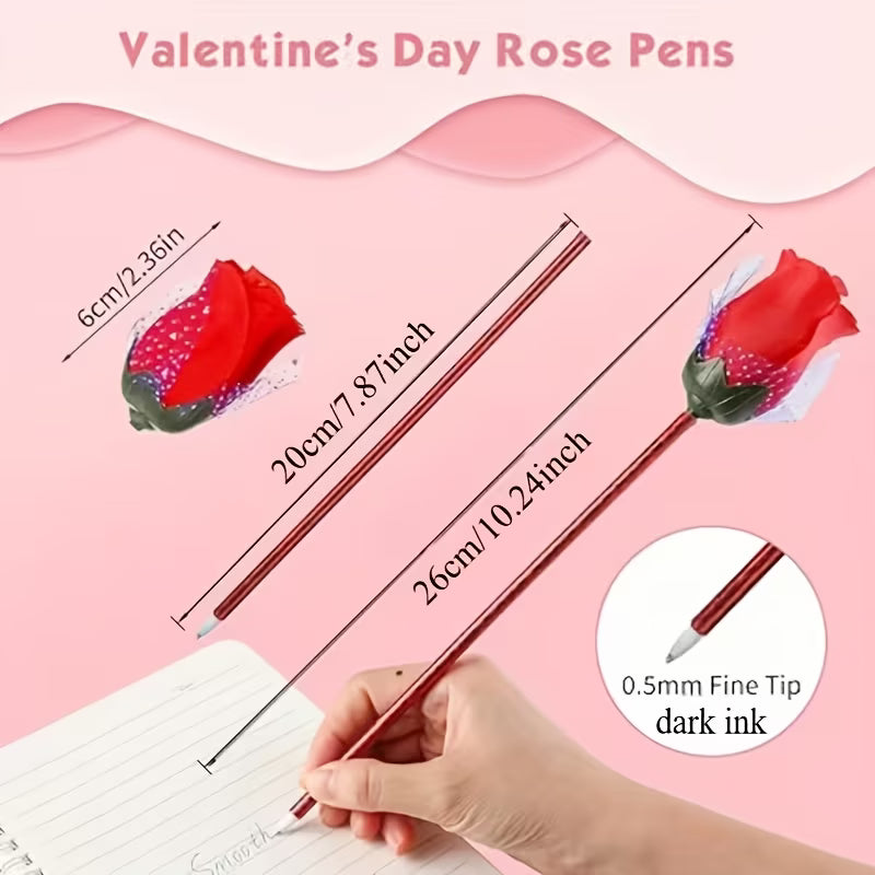 Creative Red Rose Gel Pen
