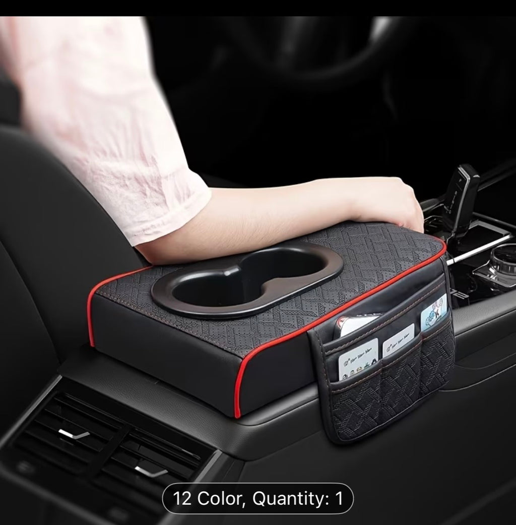 Universal Car Armrest Box Cover – 3pcs Set