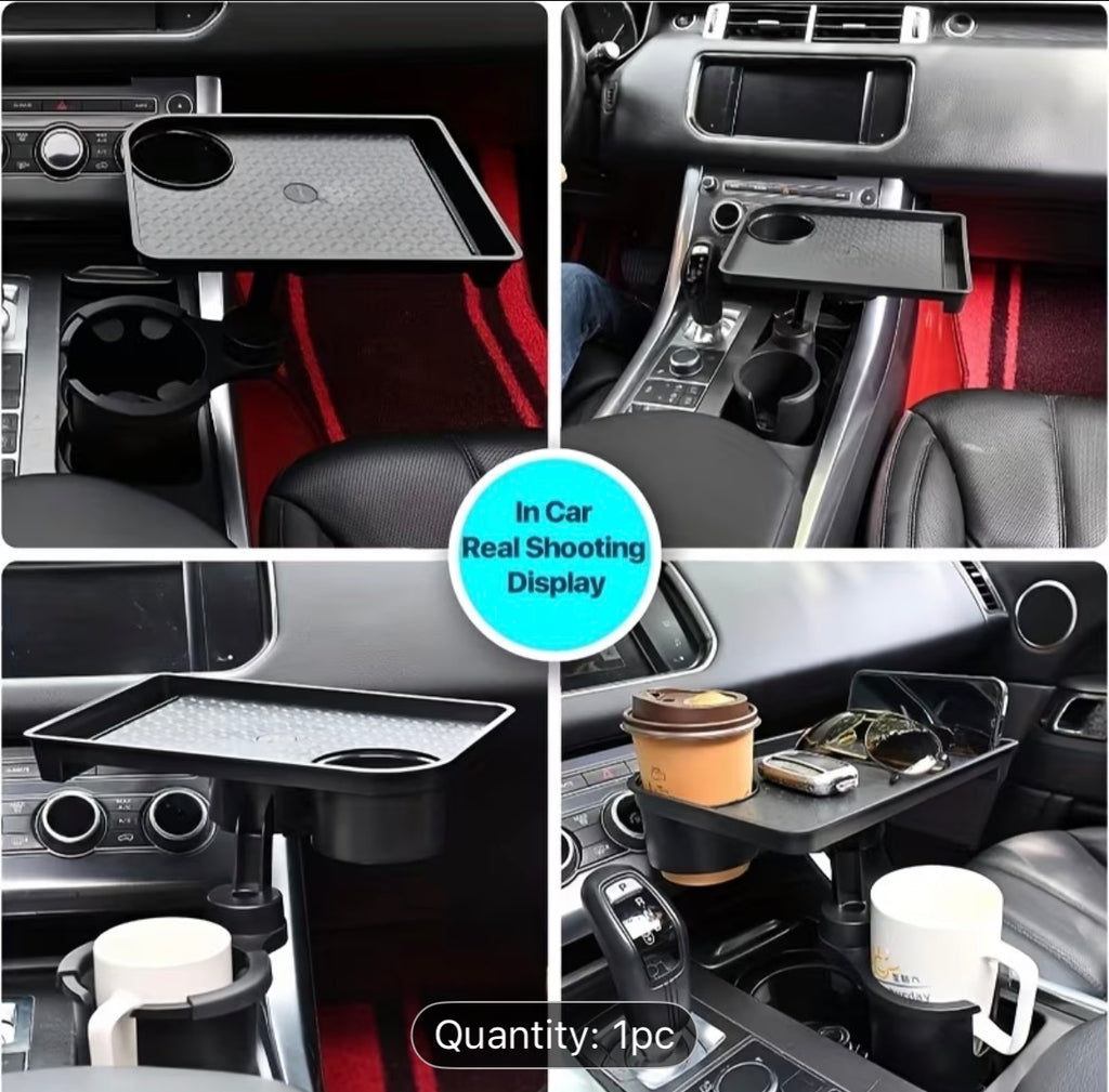 Multi-Functional Car Tray Cup Holder Organizer