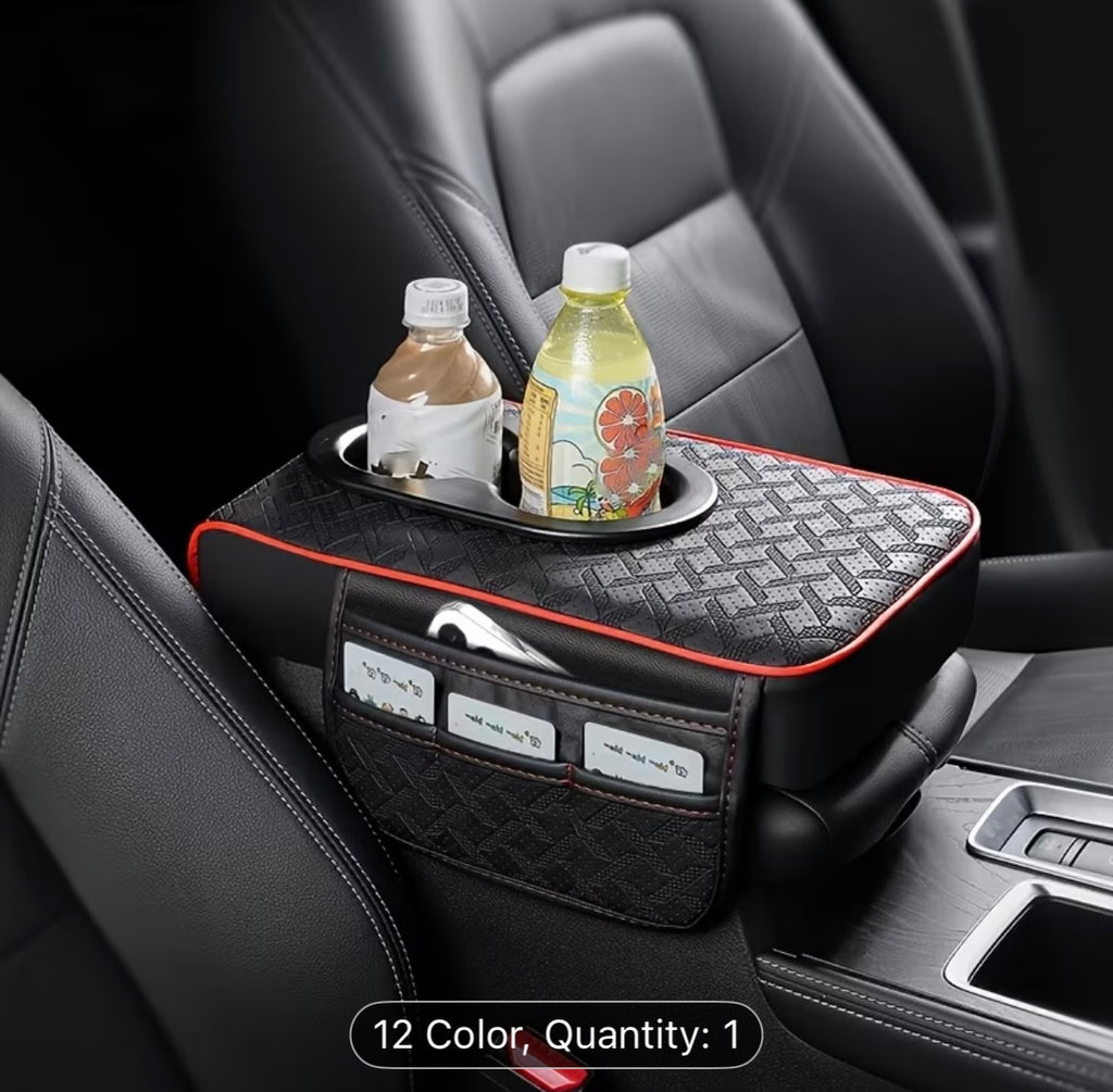 Universal Car Armrest Box Cover – 3pcs Set