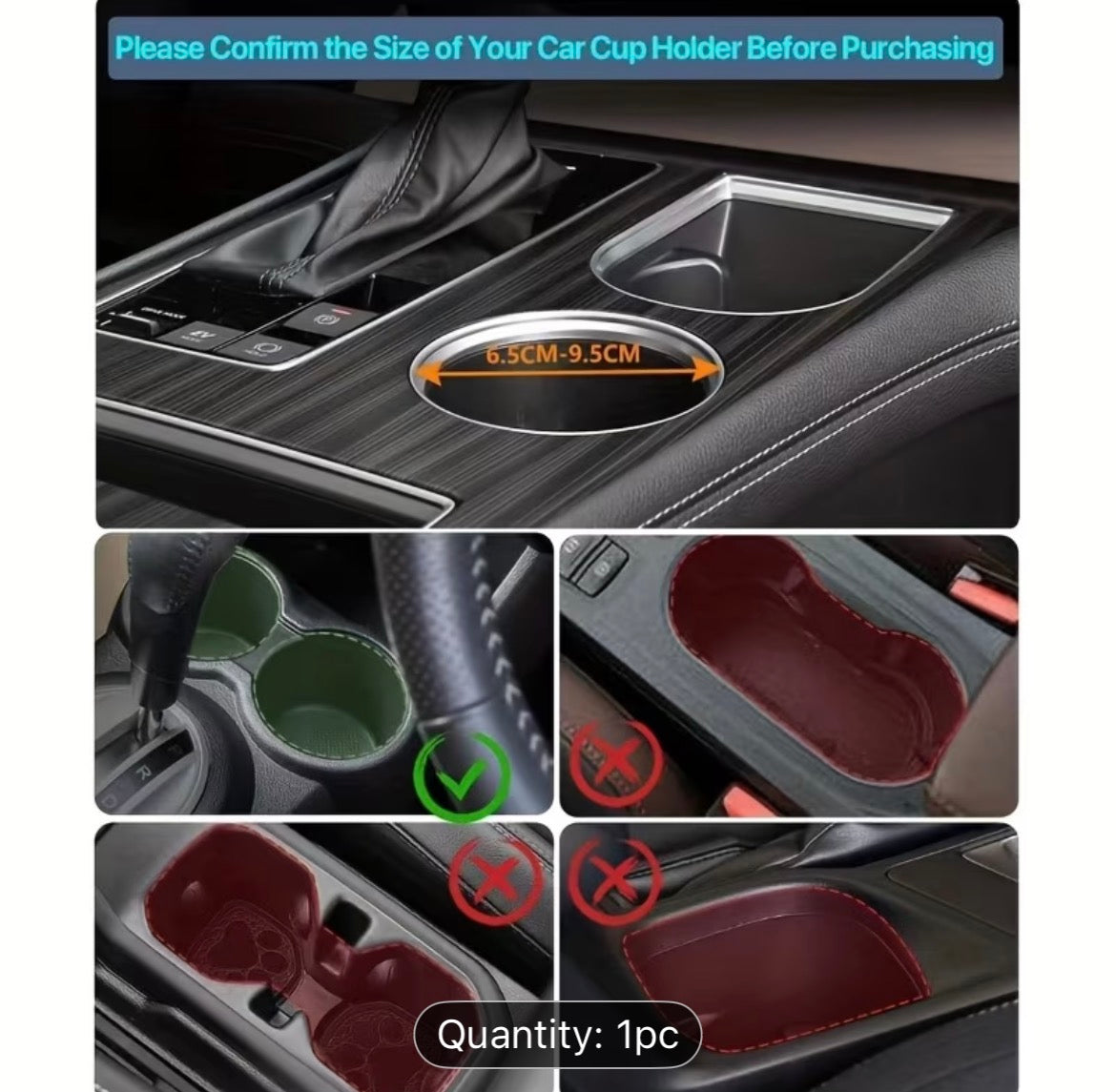 Multi-Functional Car Tray Cup Holder Organizer
