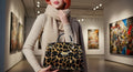 Women’s Vintage Leopard Print Tote Bag – Large Capacity