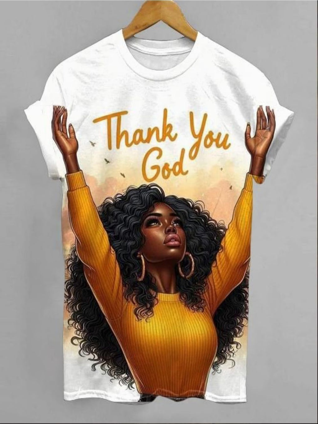 🤍 “Thank You God” Women’s Cotton T-Shirt 🤍