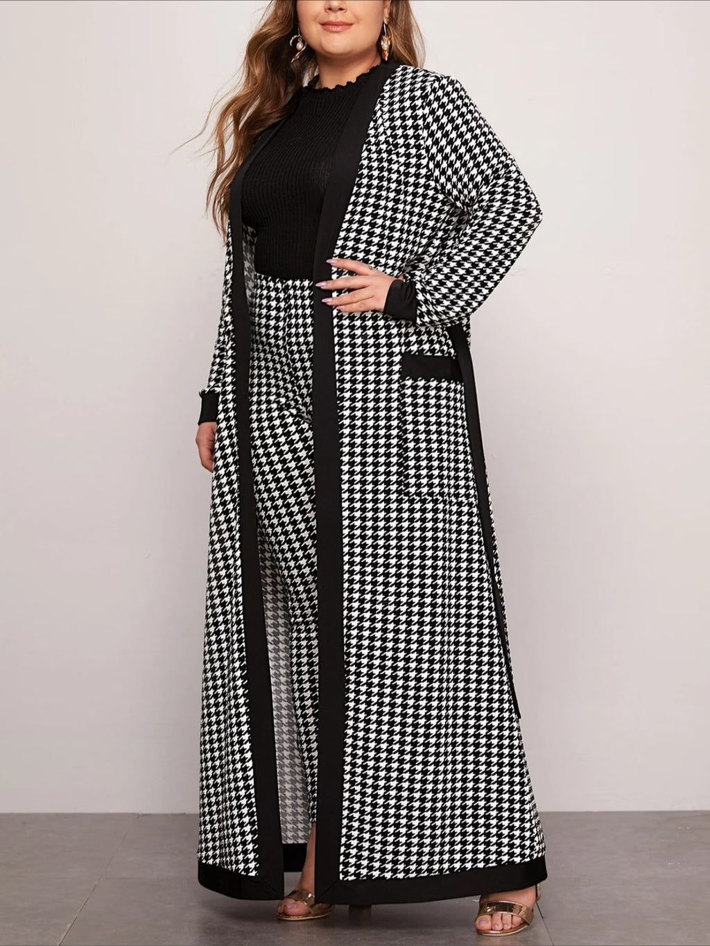 2-Piece Women’s Plus-Size Vintage Elegant Suit