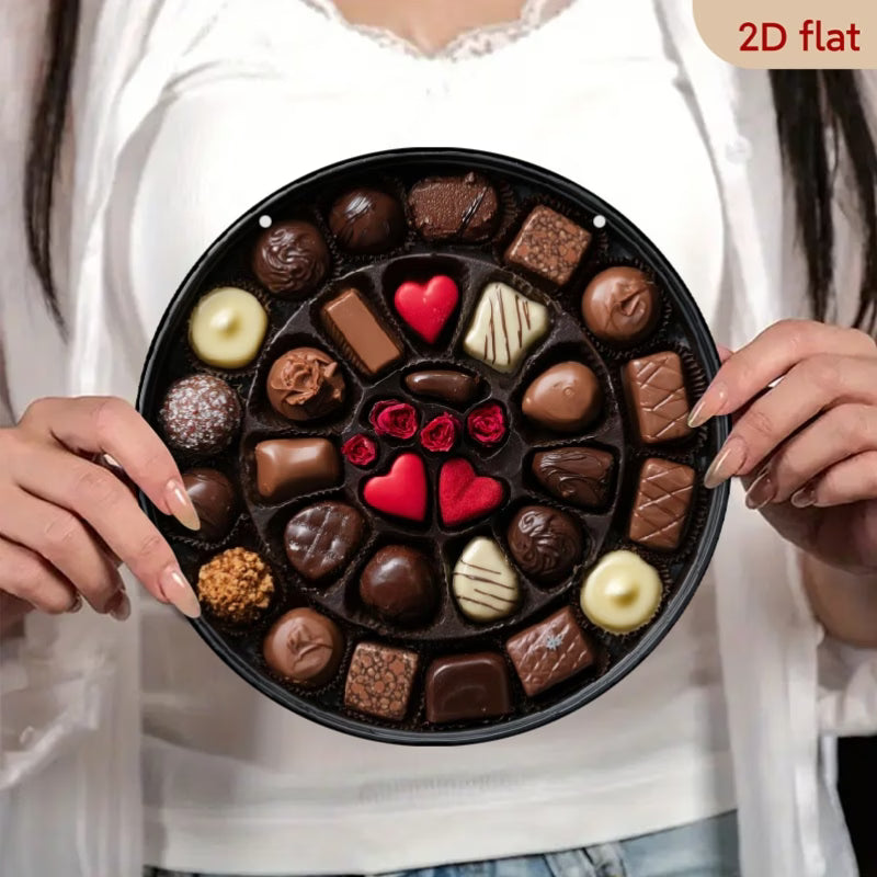 2D Flat Valentine’s Day Wall Plaque