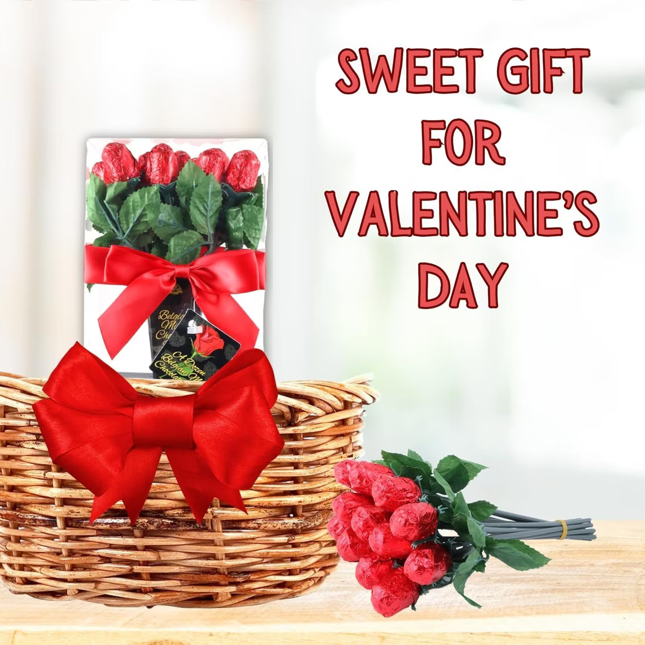 Valentine’s Day Chocolate Rose Bouquet