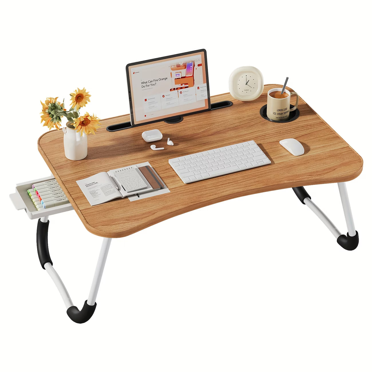 Portable Foldable Laptop Bed Desk – Fast 2-Day Delivery 🚚