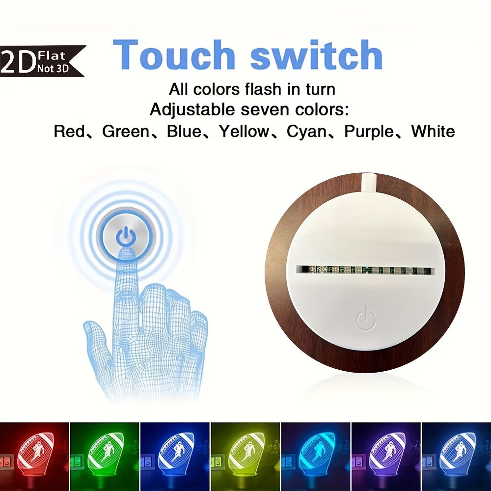 Two-Dimensional White Rose Diamond Heart LED Night Lamp