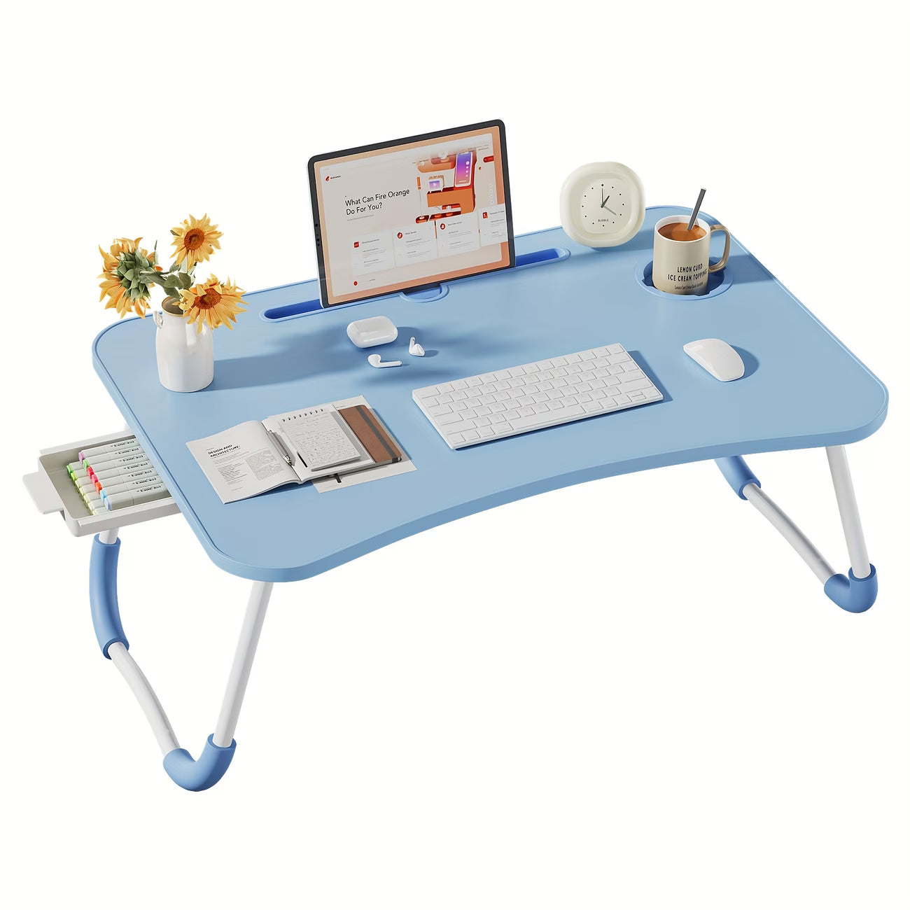 Portable Foldable Laptop Bed Desk – Fast 2-Day Delivery 🚚