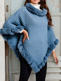 Elegant Special Edition “Pure Body Bust” Waffle Shawl Pullover