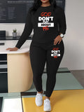 ✨ “God Don’t Play About Me” Plus Size Casual Set ✨