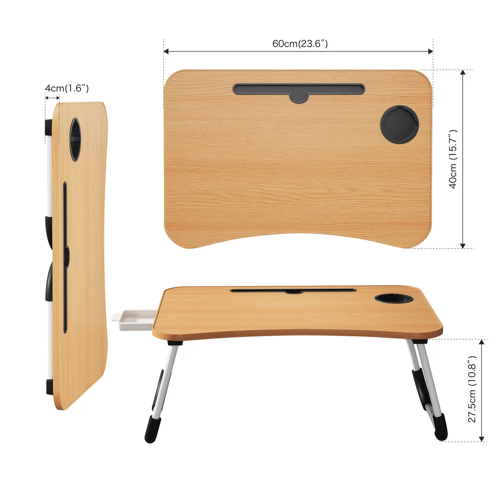 Portable Foldable Laptop Bed Desk – Fast 2-Day Delivery 🚚